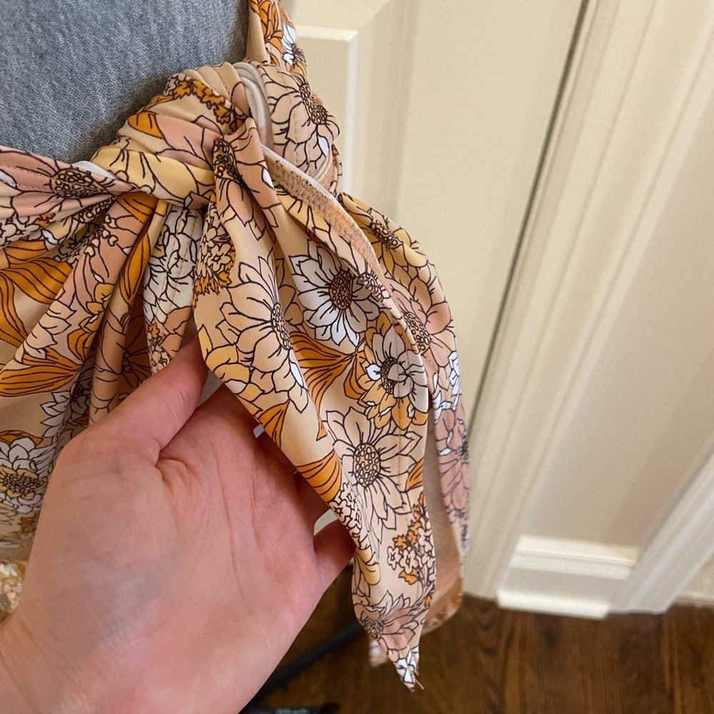 J. Crew Zinnea Floral Swim Sarong Cover Up S-M - Picture 5 of 10
